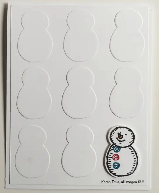 Snowman Thank You Card DIY