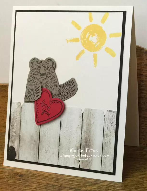 Bear Hugs stamp set